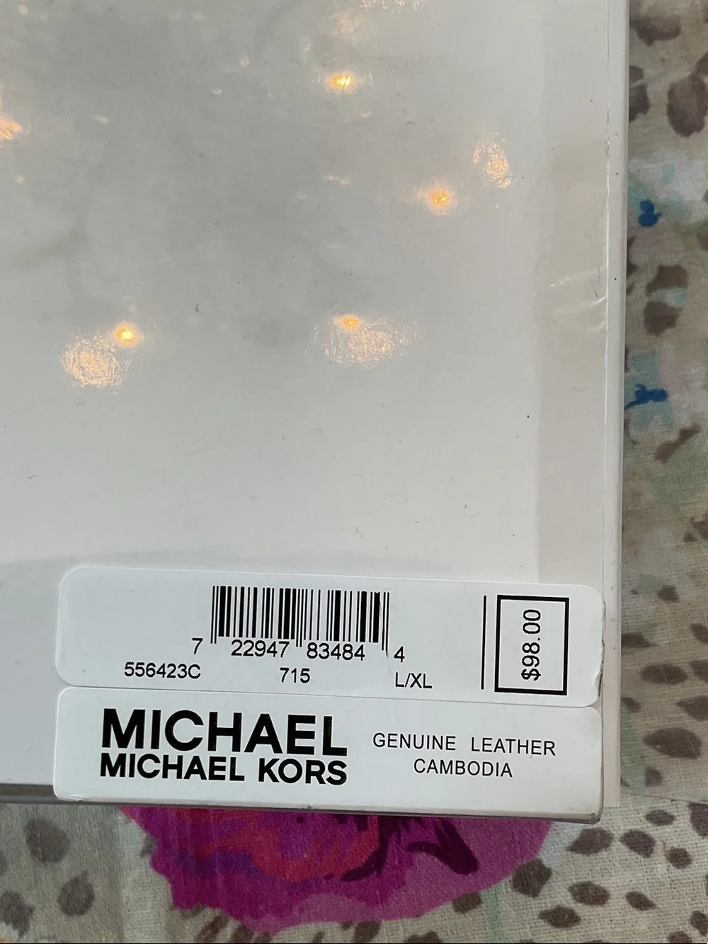 Michael Kors Pebbled Gold Leather with Gold Hardware